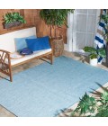 Safavieh Beach House BHS218 Aqua 4' X 6' Rectangle Area Rug