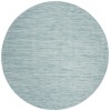 Safavieh Beach House BHS218 Aqua 6'-7" X 6'-7" Round Area Rug