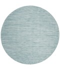Safavieh Beach House BHS218 Aqua 6'-7" X 6'-7" Round Area Rug