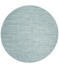 Safavieh Beach House BHS218 Aqua 6'-7" X 6'-7" Round Area Rug