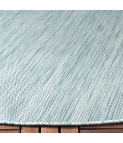 Safavieh Beach House BHS218 Aqua 6'-7" X 6'-7" Round Area Rug