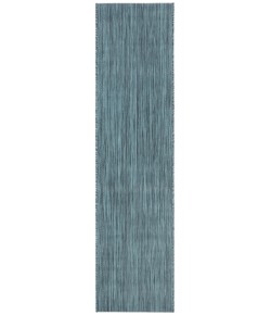 Safavieh Beach House BHS218 Turquoise 2'-2" X 12' Runner Area Rug