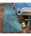 Safavieh Beach House BHS218 Turquoise 2'-2" X 12' Runner Area Rug