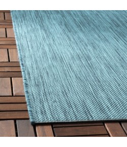 Safavieh Beach House BHS218 Turquoise 6'-7" X 6'-7" Round Area Rug