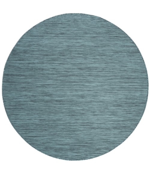 Safavieh Beach House BHS218 Turquoise 6'-7" X 6'-7" Round Area Rug
