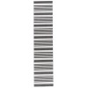 Safavieh Beach House BHS222 Light Grey / Charcoal 2'-2" X 6' Runner Area Rug