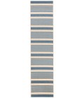 Safavieh Beach House BHS222 Beige / Blue 2'-2" X 6' Runner Area Rug