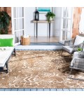 Safavieh Beach House BHS246 Brown / Beige 6'-7" X 6'-7" Square Area Rug