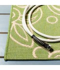 Safavieh Beach House BHS246 Green / Beige 2'-2" X 8' Runner Area Rug
