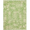 Safavieh Beach House BHS246 Green / Beige 6'-7" X 6'-7" Square Area Rug