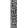 Safavieh Beach House BHS246 Black / Light Grey 2'-2" X 8' Runner Area Rug