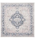 Safavieh Blair Washable BLR200 Beige / Navy 6'-7" X 6'-7" Square Area Rug