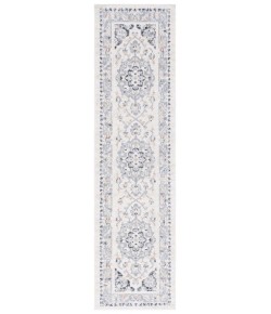 Safavieh Blair Washable BLR204 Beige / Grey Navy 2'-2" X 8' Runner Area Rug