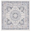 Safavieh Blair Washable BLR204 Beige / Grey Navy 6'-7" X 6'-7" Square Area Rug