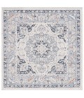 Safavieh Blair Washable BLR204 Beige / Grey Navy 6'-7" X 6'-7" Square Area Rug