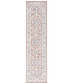 Safavieh Blair Washable BLR206 Rose / Grey 2'-2" X 8' Runner Area Rug