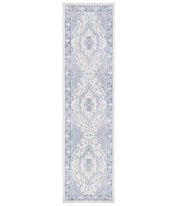 Safavieh Blair Washable BLR208 Beige / Grey Blue 2'-2" X 8' Runner Area Rug