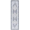 Safavieh Blair Washable BLR210 Beige / Navy 2'-2" X 8' Runner Area Rug