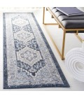 Safavieh Blair Washable BLR210 Beige / Navy 2'-2" X 8' Runner Area Rug