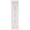 Safavieh Blair Washable BLR214 Beige / Rust 2'-2" X 8' Runner Area Rug