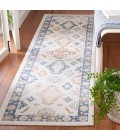 Safavieh Blair Washable BLR218 Beige / Blue 2'-2" X 8' Runner Area Rug