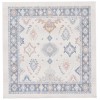 Safavieh Blair Washable BLR218 Beige / Blue 6'-7" X 6'-7" Square Area Rug