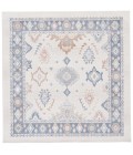 Safavieh Blair Washable BLR218 Beige / Blue 6'-7" X 6'-7" Square Area Rug