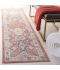 Safavieh Blair Washable BLR218 Rose / Blue 2'-2" X 8' Runner Area Rug