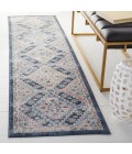 Safavieh Blair Washable BLR220 Grey / Navy 2'-2" X 8' Runner Area Rug