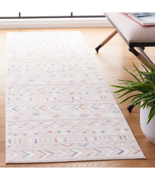 Safavieh Blair Washable BLR226 Beige / Multi 2'-2" X 8' Runner Area Rug