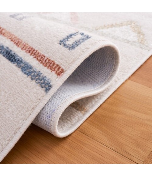 Safavieh Blair Washable BLR226 Beige / Multi 2'-2" X 8' Runner Area Rug