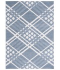 Safavieh Blair Washable BLR228 Blue / Ivory 5'-3" X 7'-6" Rectangle Area Rug