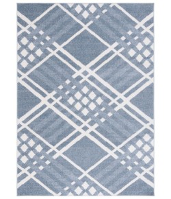 Safavieh Blair Washable BLR228 Blue / Ivory 4' X 6' Rectangle Area Rug