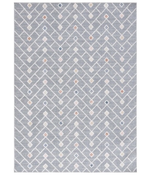 Safavieh Blair Washable BLR230 Grey / Multi 4' X 6' Rectangle Area Rug