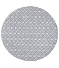 Safavieh Blair Washable BLR230 Grey / Multi 6'-7" X 6'-7" Round Area Rug