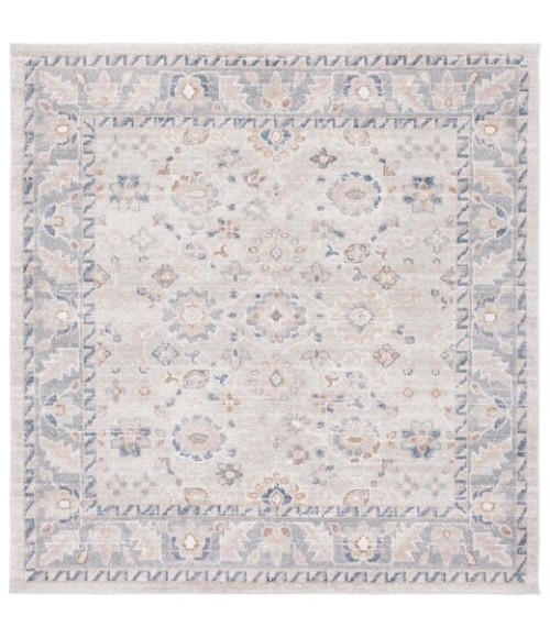 Safavieh Blair Washable BLR232 Beige / Grey 6'-7" X 6'-7" Square Area Rug