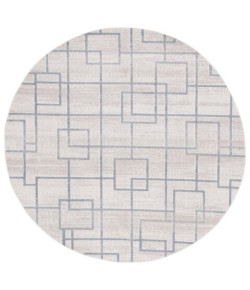 Safavieh Blair Washable BLR238 Beige / Grey 6'-7" X 6'-7" Round Area Rug
