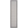 Safavieh Bermuda BMU801 Grey / Ivory 2' X 12' Runner Area Rug