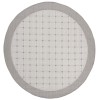 Safavieh Bermuda BMU801 Grey / Ivory 8' X 8' Round Area Rug