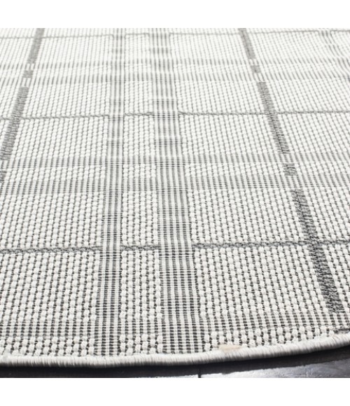 Safavieh Bermuda BMU803 Ivory / Grey 8' X 8' Square Area Rug