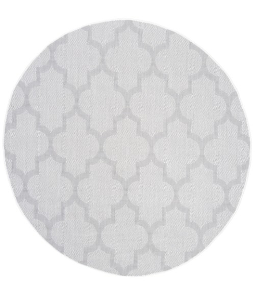 Safavieh Bermuda BMU804 Ivory / Light Grey 8' X 8' Round Area Rug