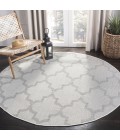 Safavieh Bermuda BMU804 Ivory / Light Grey 8' X 8' Round Area Rug