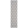 Safavieh Bermuda BMU804 Ivory / Grey 2' X 8' Runner Area Rug