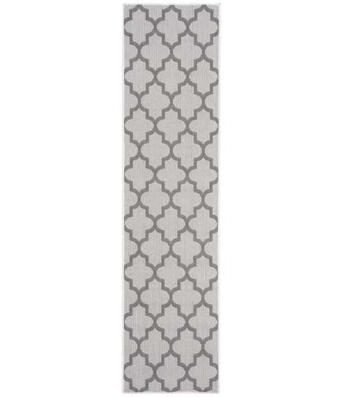 Safavieh Bermuda BMU804 Ivory / Grey 2' X 8' Runner Area Rug