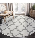 Safavieh Bermuda BMU804 Ivory / Grey 6'-7" X 6'-7" Round Area Rug