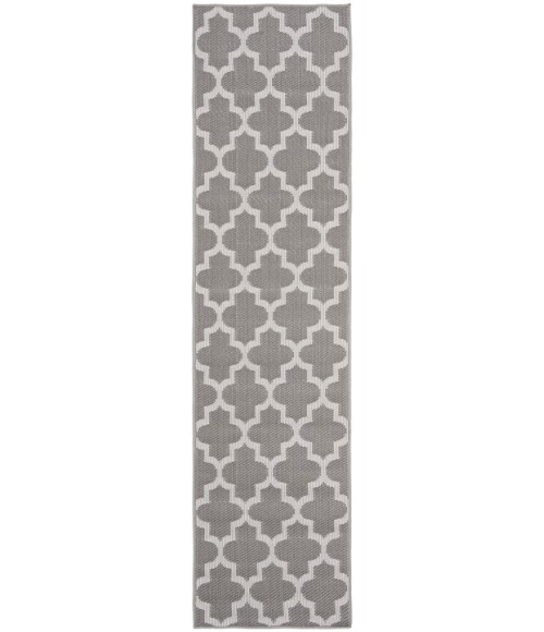 Safavieh Bermuda BMU804 Grey / Ivory 2' X 8' Runner Area Rug