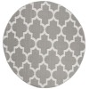 Safavieh Bermuda BMU804 Grey / Ivory 6'-7" X 6'-7" Round Area Rug