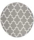 Safavieh Bermuda BMU804 Grey / Ivory 6'-7" X 6'-7" Round Area Rug