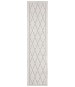 Safavieh Bermuda BMU805 Ivory / Light Grey 2' X 6' Runner Area Rug