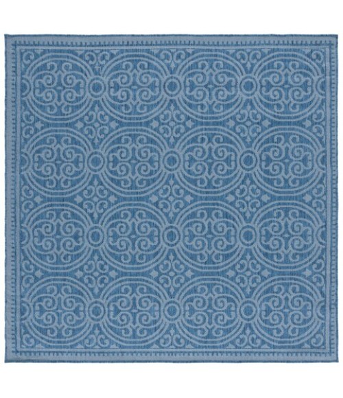 Safavieh Bermuda BMU809 Navy 6'-7" X 6'-7" Square Area Rug